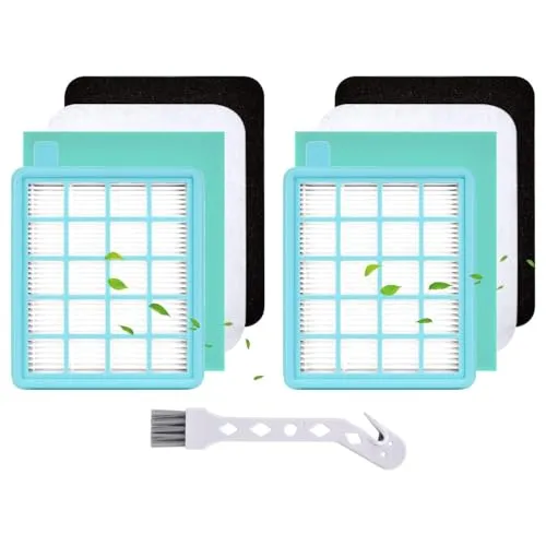 Rebirthcare Power Cyclone 2 Filter für Philips FC8058/01 Staubsaugerfilter für Philips PowerPro Active & Compact Ersatzfilter FC8630-FC8639, FC8640-FC8649, FC8470-FC8479, FC9520-FC9529, FC9320-FC9327