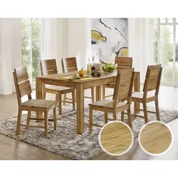 3S Frankenmöbel »Ohio« Massivholz Esstisch 200x100 cm aus Akazie - Esstisch aus massivem Akazienholz, einzigartig in Form und Verarbeitung, ideal für stilvolle Essbereiche.
