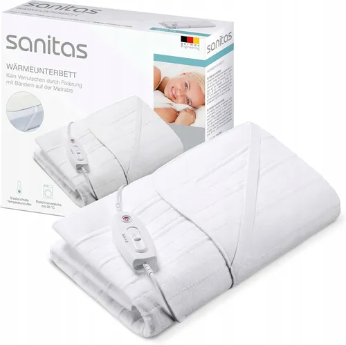 Sanitas Wärmeunterbett SWB 21 - Komfortables Wärmeunterbett für entspannende Nächte, ideal zur Linderung von Verspannungen und Kälteempfindlichkeit
