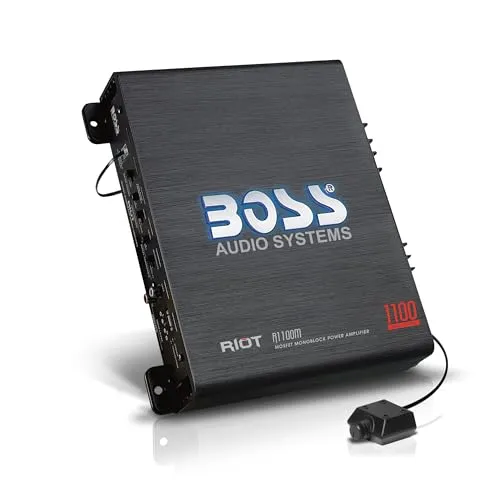 BOSS AUDIO R1100M Riot Serie Monoblock 1100 Watt Klasse A/B Verstärker
