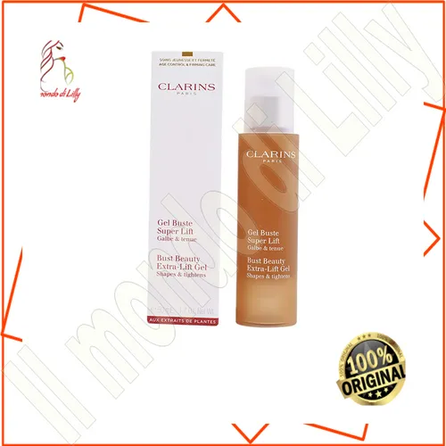 CLARINS KÖRPERPFLEGE Büstenpflege Gel Buste Super Lift 50 ml - Ganzkörperpflege, erfrischendes Gel mit Soforteffekt für straffere und glattere Haut der Büste, verbessert Feuchtigkeit und Festigkeit.