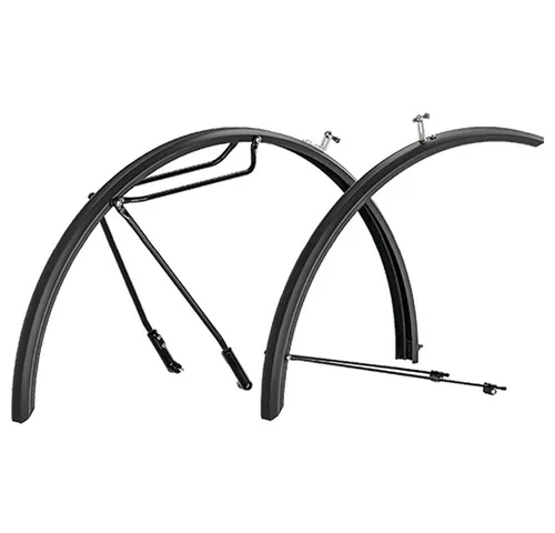 Hebie Alumee Schutzblech-Gepäckträgersystem Set VR + HR - Fahrradschutzbleche für optimalen Spritzschutz, robust und leicht, ideal für jedes Wetter und lange Fahrten.