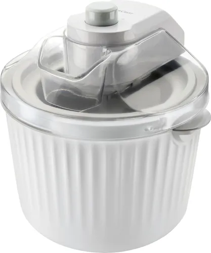 SILVERCREST® KITCHEN TOOLS Eiscremebereiter-SECM 12 E2 - Dampfkochtöpfe mit 1,65 l Fassungsvermögen für leckeres Speiseeis oder Sorbet, inklusive Rezeptvorschlägen und spülmaschinengeeignetem Zubehör.