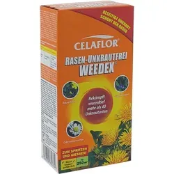 SUBSTRAL® CELAFLOR® Rasen-Unkrautfrei WEEDEX 250 ml - Dünger für Rasen, effektiv gegen Unkraut und ideal für eine gesunde, grüne Rasenfläche bis zu 250 m²