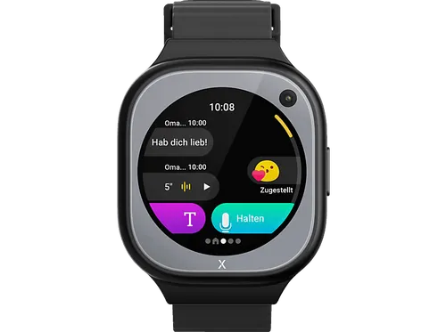 XPLORA X6Pro Kinder Smartwatch mit eSIM - Smartwatch mit eSIM für Kinder, integrierte GPS-Standortfunktion und Sicherheitseinstellungen, ermöglicht Anrufe und Nachrichten an vordefinierte Kontakte.