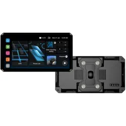 AlienRider M2S Motorrad Multimediasystem - Navigationsgerät mit Unterstützung für Wireless CarPlay und Android Auto, ultrahellem Display und wasserdichtem Design für optimale Nutzung beim Fahren.