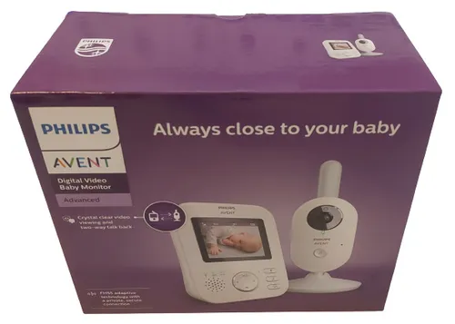 Philips AVENT SCD833/26 Video Babyphone - Babyphone mit ECO-Mode und Gegensprechfunktion, ideal für ruhige Nächte und Sicherheit Ihres Babys.