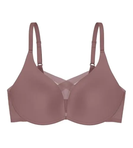 Triumph Damen Shape Smart P Bra, Rose Brown, 03 - Klassische BHs für Damen mit anhebender und stützender Seitenpartie, tiefem V-Ausschnitt und Rücken- sowie Unterarmglättung für perfekten Tragekomfort.