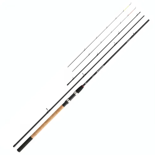 Daiwa Black Widow Feeder 3,60m 120g - Vielseitige Karpfenrute - Hochwertige Feederrute mit 3+2 Teilen für präzises Angeln. Ideal für Karpfenangler, kompakt transportierbar mit 127 cm. Perfekt für den Einsatz in verschiedenen Gewässern.
