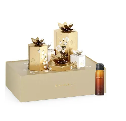 Rituals Adventskalender Premium 2025 - Luxuriöser Adventskalender mit 24 exklusiven Produkten, inklusive Alchemy Duschgel 50 ml, für eine entspannte und duftende Vorweihnachtszeit.