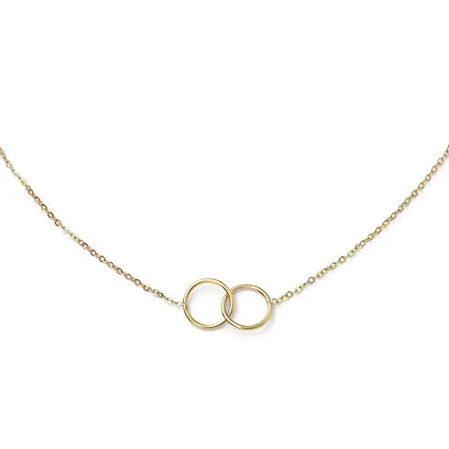 Heideman Halskette Damen Juno aus Edelstahl gold farbend matt Kette für Frauen ohne Stein
