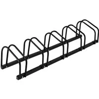 Fahrradständer für Fahrräder - Bodenständer für bis zu 5 Räder - Fahrradständer aus robustem Stahl, ideal für die sichere Abstellung von bis zu 5 Fahrrädern. Perfekt für öffentliche Plätze oder private Garagen.
