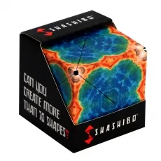 Shashibo Cube Earth (Multilingual) (SHA08EA) - Fidgetwürfel, kreatives Design für endlosen Spaß und Stressabbau