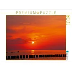 CALVENDO Puzzle CALVENDO Puzzle Abendstimmung an der Ostsee 1000 Teile Lege-Größe 64 x 48 cm Foto-Puzzle Bild von Wibke Woyke, 1000 Puzzleteile