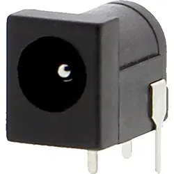 2.1mm x 5,5mm Hohlstecker für Breadboards / DC barrel jack / Einbaukupplung