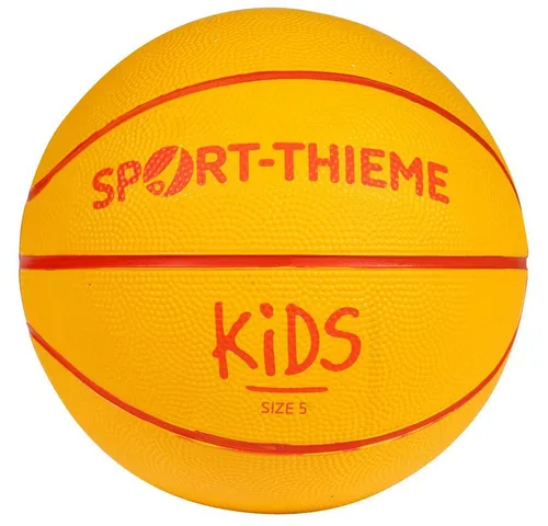 Sport-Thieme Basketball Basketball Kids, Besonders griffige Nylon-Oberfläche für einfaches Handling