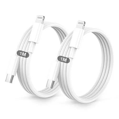 Lightning Kabel USB C 2Pack 1M+1M Für IPhone ladekabel MFi Zertifiziert für Apple Schnellladekabel für IPhone 14/13/12/11/Pro/Pro Max/Mini/XR/XS/XS Max/X/8/7/6/6s/Plus/iPad