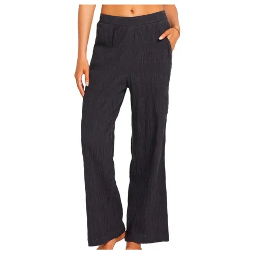 Billabong Women's Sandy Shore Elst Pant - Freizeithose Gr M grau - Wanderhose aus 98% Baumwolle mit Stretch für optimalen Komfort, DWR-imprägniert für wasserabweisenden Schutz; ideal für Freizeitaktivitäten.