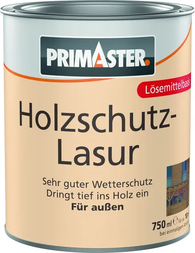 Primaster Holzschutz-Lasur 750 ml eiche