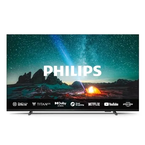 PHILIPS 50PUS7609 - 50-Zoll 4K LED Smart TV, pixel-präzise Ultra HD mit Dolby Atmos und Alexa/Google Assistant Unterstützung