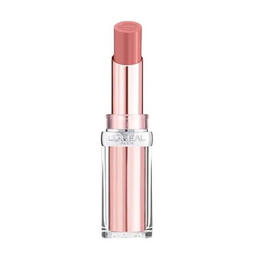 L'Oréal Paris Feuchtigkeitsspendender Lippenstift, Balm-In-Lipstick mit natürlich aussehendem Finish, Color Riche Glow Paradise, 112 Pastel Exaltation