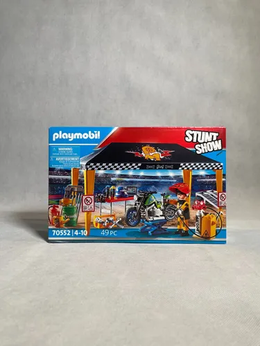 Playmobil 70552 Stunt Show - Sonstige Kategorie, aufregendes Stunt-Set mit actionreichen Figuren und beeindruckenden Effekten für grenzenlosen Spielspaß.
