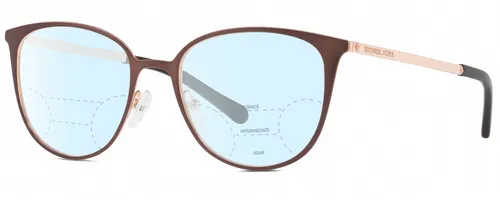 Michael Kors MK3017 Cat Eye Brille - Damen Brillenfassung mit stilvollem Cat Eye Design und einzigartiger Kupfer Schildpatt-Farbe, ideal für modebewusste Frauen.
