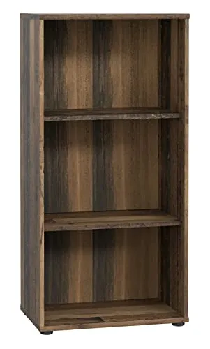 Xxxl Regal Dunkelbraun mit 2 Fächern - Stilvolles Bücherregal in Dunkelbraun mit rustikaler 'Old Wood'-Optik, ideal für Wohnzimmer und Schlafzimmer. Flexibel dank 2 verstellbarer Einlegeböden für individuellen Stauraum.