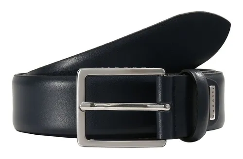 bugatti Synthetikgürtel blau W80 - Eleganter Synthetikgürtel in Navy für einen lässigen Look. Ideal für den Alltag, bietet er eine perfekte Passform und vielseitige Kombinationsmöglichkeiten.
