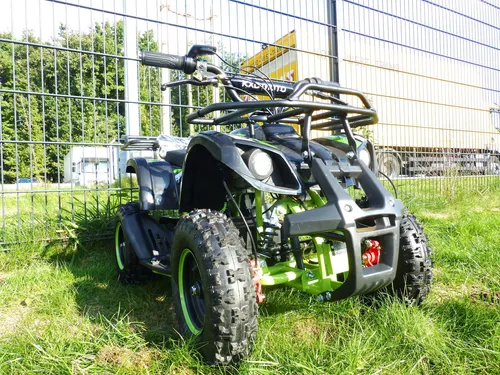 Elektro Kinder Quad 800W 36V KXD 7E Grün - Pocket Bikes - Leistungsstarkes Miniquad mit 800W Motor und 36V Akku für aufregenden Fahrspaß im Freien.