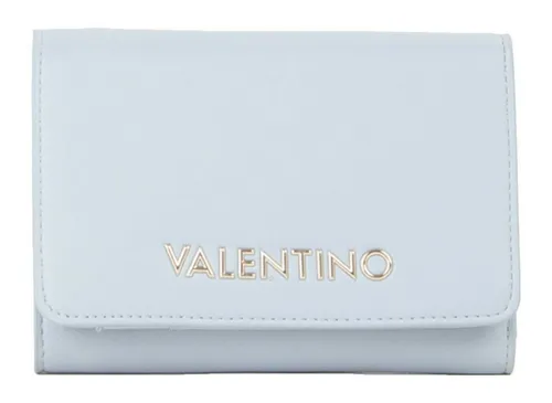 VALENTINO BAGS Geldbörse Wallet blau – Stilvoll und Praktisch - Elegante Geldbörse im Querformat mit 5 Kartenfächern und Reißverschluss-Münzfach. Ideal für den Alltag, aus hochwertigem Polyurethan gefertigt und in schickem unifarbenem Design.