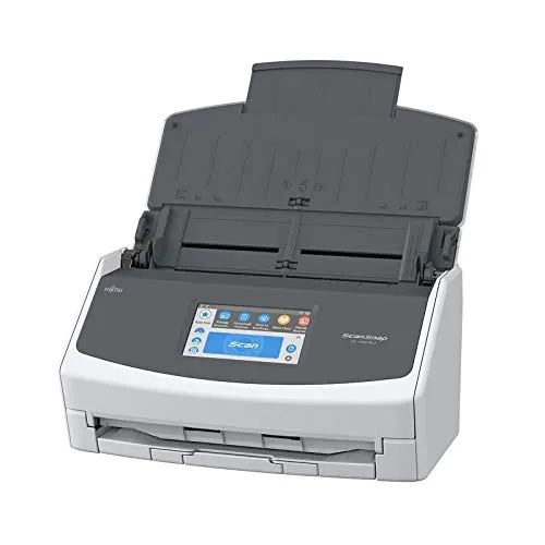 Fujitsu ScanSnap iX1500 Dokumentenscanner - Scanner mit Touchscreen und raffiniertem Design, ideal für persönliche und gemeinschaftliche Nutzung. Schnelles Farbscannen mit 30 ppm und kabelloses Scannen zu PC, Mac oder mobilen Geräten.