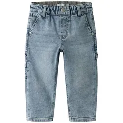 NAME IT Nmmben Tap Jeans Carp 8940-Bc Noos - Bequeme Name It Mini Jeans für Kleinkinder mit verstellbarem Bund, ideal für aktives Spielen und optimalen Sitz. Praktischer Druckknopfverschluss und niedliche Nieten machen diese Jeans zum perfekten Begleiter.