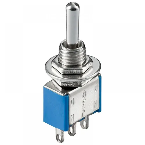 Miniatur Kippschalter, 3 Pin, EIN-AUS-EIN