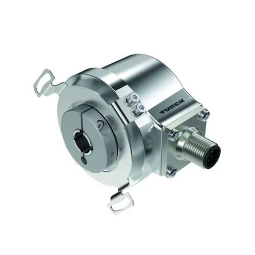 Turck Inkrementaler Drehgeber REI-E-114 #100011756 - Drehgeber mit IP64 Schutzart, ideal für rauen Einsatz, 1024 Impulse pro Umdrehung und Hohlwelle für einfache Montage.