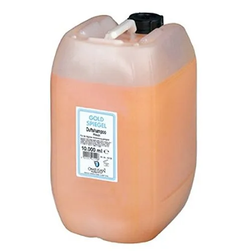 Omeisan Goldspiegel Salon Shampoo 10 L Pfirsich – Hochwertige Pflege - Erleben Sie luxuriöse Haarpflege mit dem Omeisan Goldspiegel Salon Shampoo in der praktischen 10-Liter-Größe. Ideal für den professionellen Einsatz und sorgt für geschmeidiges, glänzendes Haar.