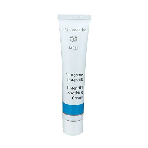 Dr. Hauschka Med Akutcreme Potentilla 20 ml - Beruhigende Creme für gereizte Haut, enthält entzündungshemmenden Blutwurz-Extrakt. Ideal bei Rötungen und Juckreiz, auch für Kleinkinder geeignet. 100% zertifizierte Naturkosmetik.