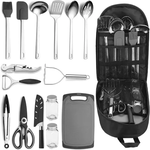 Camping-Kochutensilien Set Campingausrüstung Küchenutensilien