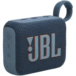 JBL Go 4 in Blau - Tragbarer Bluetooth-Lautsprecher mit JBL Pro Sound, tiefem Bass, 7 Stunden Akkulaufzeit und wasserfest für unbeschwerten Musikgenuss am Pool
