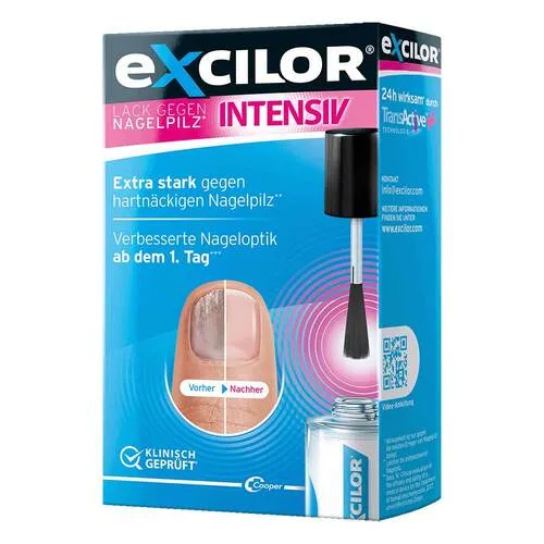EXCILOR intensiv Lack gegen Nagelpilz 30 ml - Arzneimittel zur effektiven Bekämpfung von Nagelpilz, sorgt für gesunde Nägel und ist einfach in der Anwendung.