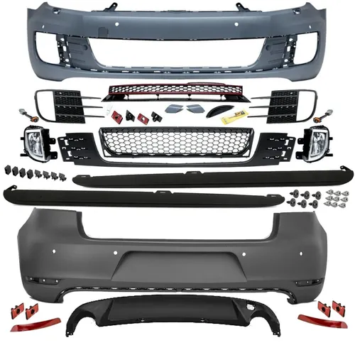 Stoßstange Bodykit Front Seite Heck + Diffusor passt für VW Golf 6 GTI Umbau