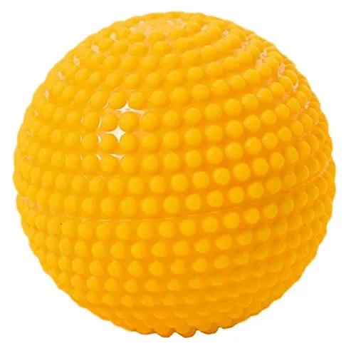 Togu 460080 Touchball 8 cm Gelb, Fußreflexzonenmassage, Selbstmassage, Massageball zur Behandlung von Muskelverspannungen, regt die Durchblutung und den Stoffwechel an.