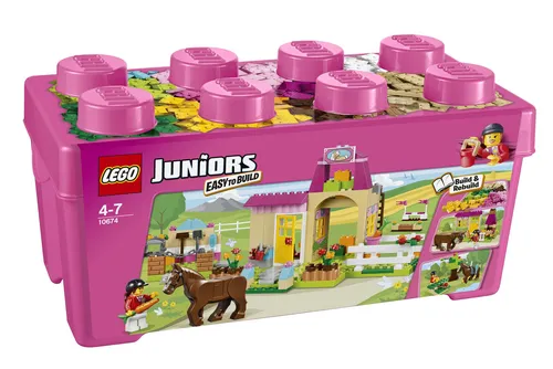 LEGO DUPLO Familienhaus 10835 - Bauspielzeugset für Kleinkinder, fördert Rollenspiele und kreative Baufähigkeiten mit modernen Figuren und vielseitigem Zubehör