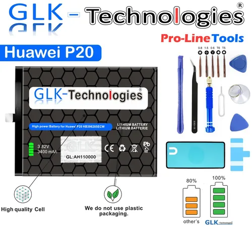 GLK Akku für Huawei P20 HB396285ECW EML-AL00 Battery TOP NEU Garantie 2 Jahre