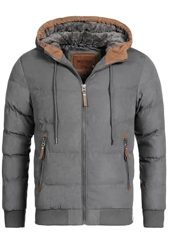 Indicode Winterjacke Adeline mit Teddyfutter - Funktionsjacke für kalte Tage, mit weichem Teddyfutter und gefütterter Kapuze für optimalen Komfort und Wärme.