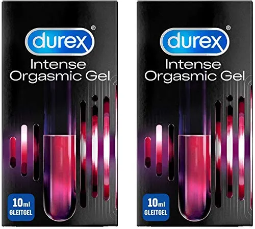Durex Intense Orgasmic Gel 2er Pack - Intimcremes & Gels, steigert das Vergnügen und sorgt für intensivere Orgasmen mit einer speziellen Formel für mehr Empfindungen.