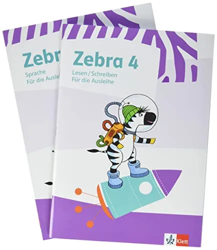 Zebra 4: Paket: Heft Lesen/Schreiben ausleihfähig und Heft Sprache ausleihfähig Klasse 4 (Zebra. Ausgabe ab 2018)