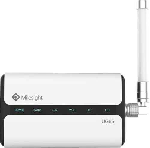 Milesight IoT LoRaWAN Gateway UG65 EXT. Antenne HNT Helium - Router mit hochwertiger Leistung und ergonomischem Design, ideal für IoT-Anwendungen und eine zuverlässige Verbindung.