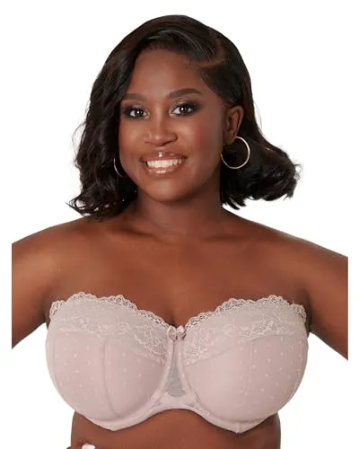 SugarShape BH Diamond Balconette-BH - Funktionsunterwäsche für die perfekte Hochzeit! Wattierter Multiway-BH bietet auch in großen Cups trägerlos optimalen Halt und ist mit dekorativer Spitze überzogen.