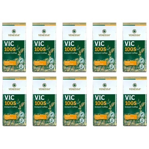 VENESSA VIC 100S Instant Kaffee Automatenkaffee, Vending Vorteilspack 10 x 500g